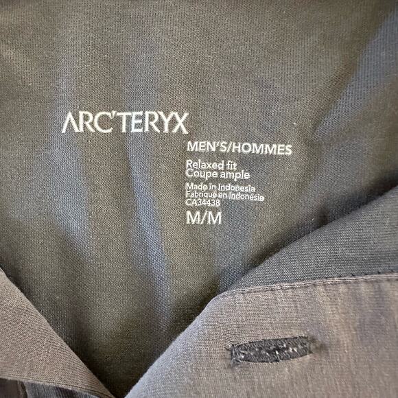 Arc’teryx Relax Fit Short Sleeve Polo Shirt Gray Size Medium ** Read Description - Picture 11 of 12